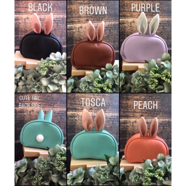 Pouch Oil 6++ Cute Bunny Rabbit Kelinci Dompet Oil