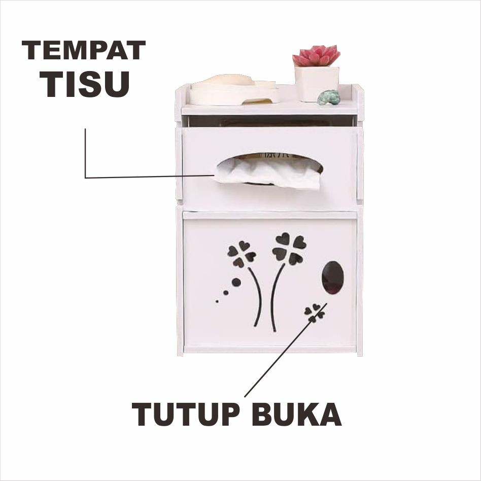 Queen_Fashions Lemari Kecil Murah Rak Dinding Minimalis Lemari Kabinet Lemari Dinding Kamar Lemari Mini 1300