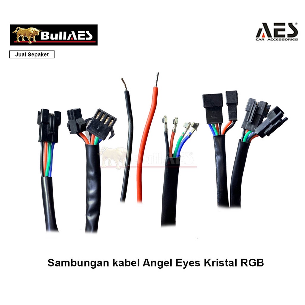 Ae Kristal Kotak RGB 2 ring 1 modul APP Bluetooth ANDROID IOS MERK AES