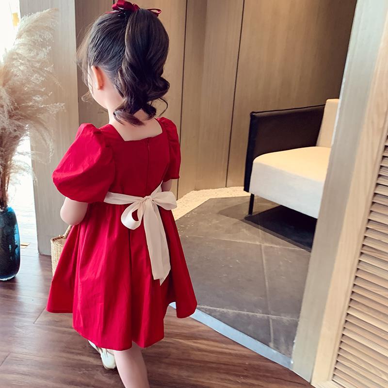 [PRINCESS KESLI] 1-9tahun Dress lengan puff anak perempuan terbaru/baju putri bayi perempuan/Dress Pesta anak perempuan/baju anak perempuan/gaun anak cewek/rok bayi/kado anak ulang tahun/pakaian anak