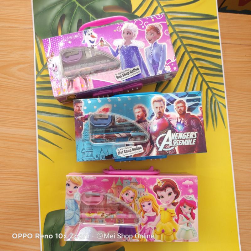 

Tempat Pensil Kode 2 Tingkat Full Set + Isi Lengkap