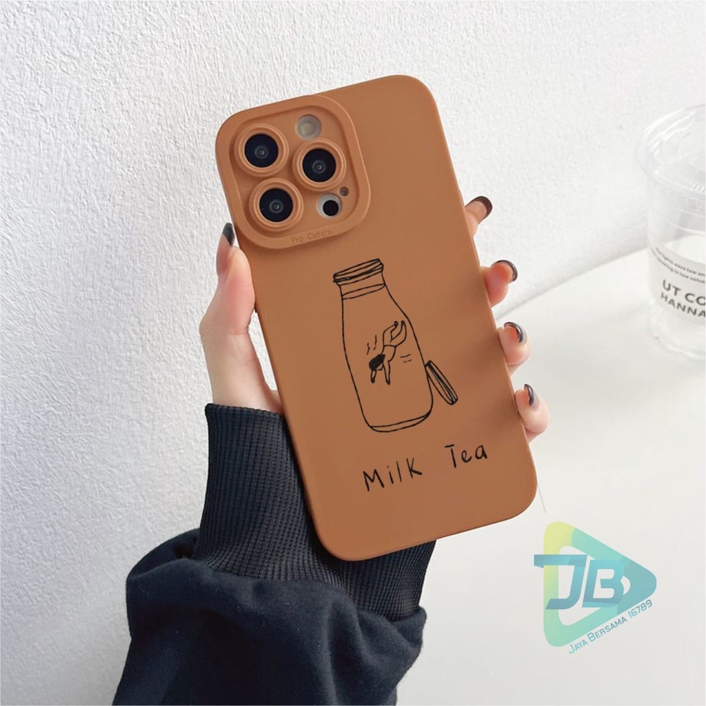 SOFTCASE PROCAMERA CUSTOM MILK TEA OPPO VIVO SAMSUNG REALME XIAOMI IPHONE INFINIX FOR ALL TYPE JB5832