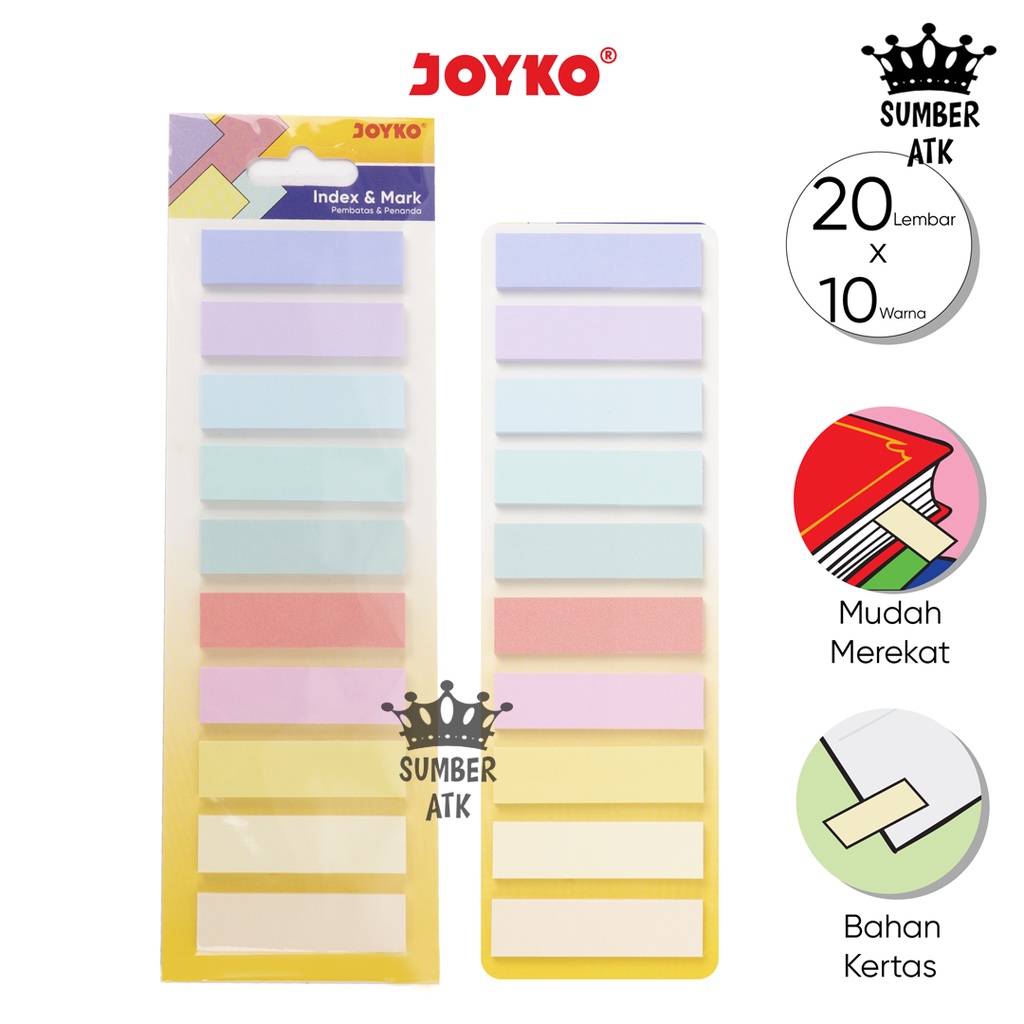 

Index Mark Penanda Pembatas Joyko IM-65 Kertas