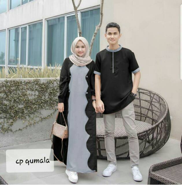 XC - Couple Qumala / Couple Cewek Cowok / Couple Kekinian / Baju Couple Pesta