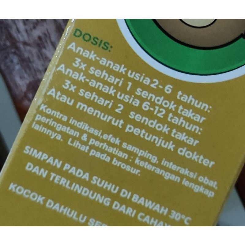 Pacdin Cough Sirup 60 ML / Meredakan Demam / Batuk Berdahak / Flu