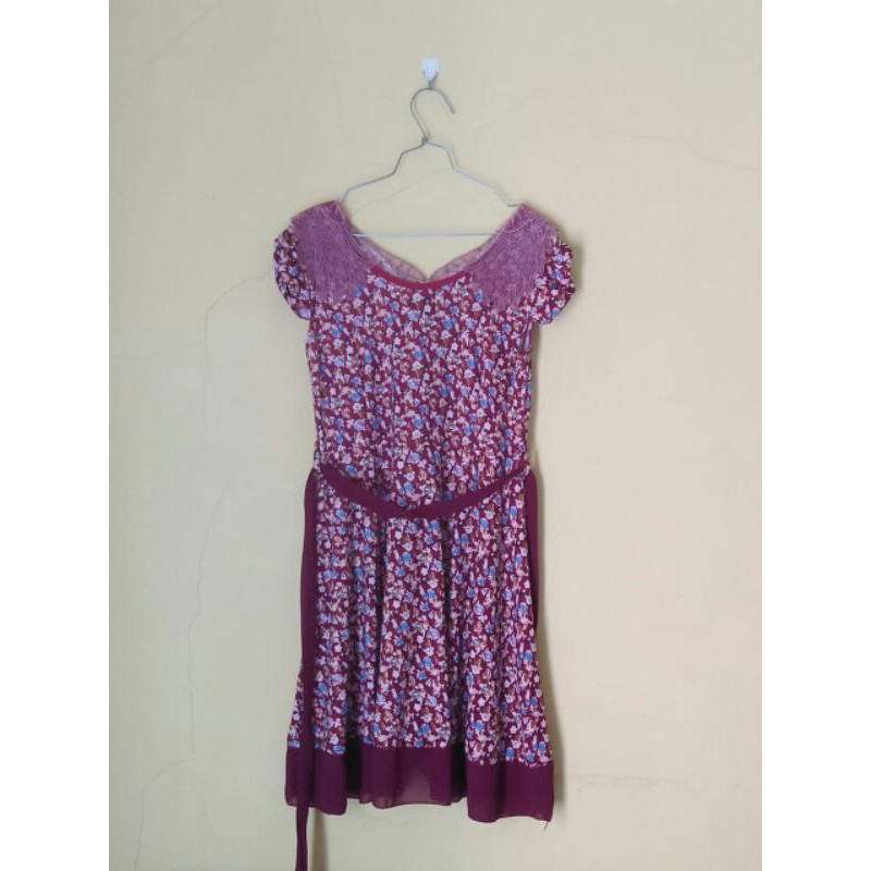 Preloved Dress Bunga-bunga