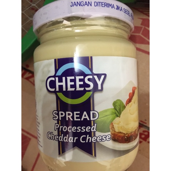 Cheesy Olesan Keju Cheddar Olahan Spread Cheese 240gr