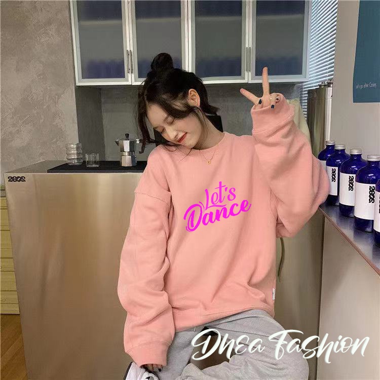 Sweater Let's Dance | Sweatshirt Hoodie Tiktok Women Korean Style | Dhea Fashion