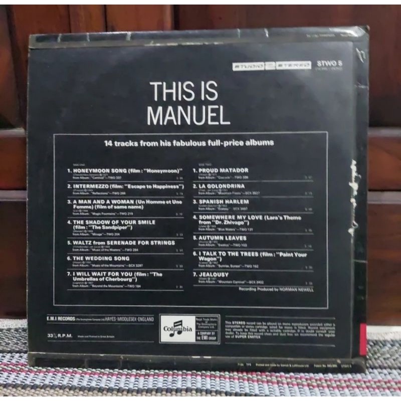 Vinyl Piringan Hitam 12&quot; This is Manuel