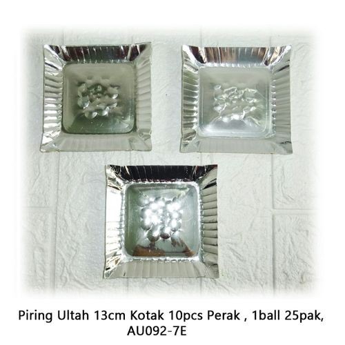 (10 Pcs) PIRING ULTAH, PIRING KUE, PIRING ULTAH KOTAK, PIRING KUE TART, PIRING KERTAS KUE