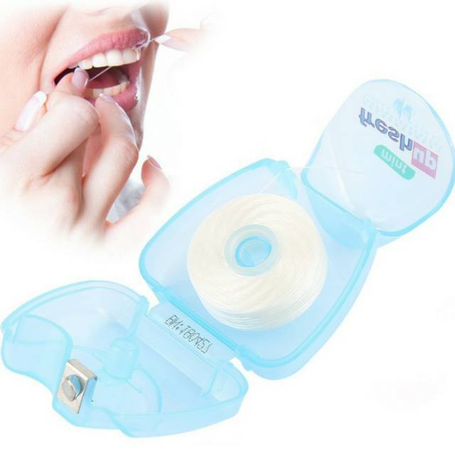 Dental Floss Benang Gigi Mint 50m 50meter FRESH UP