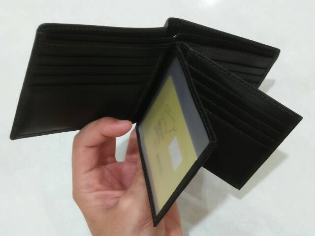 Dompet lipat pendek kulit asli premium