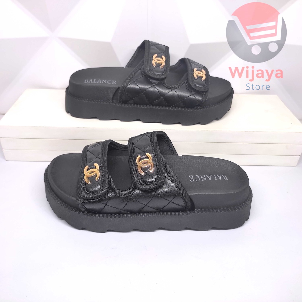 Sandal BALANCE 238 8B Wedges Slop Wanita Sendal Jelly Slide Selop Cewek Perempuan