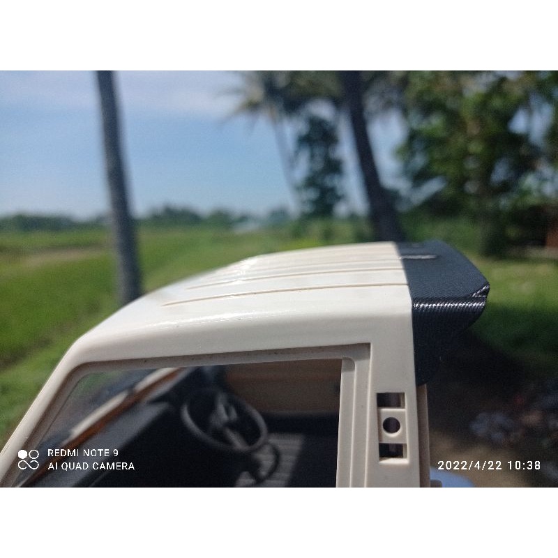 WPL D12 Roof Spoiler Part 3D Print Only