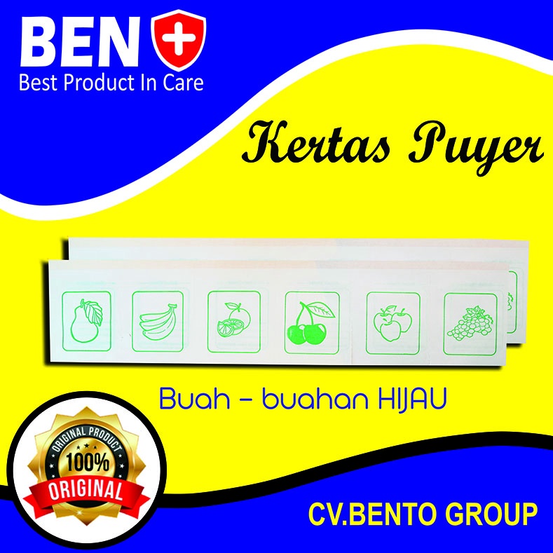 Kertas Puyer Buah Buahan