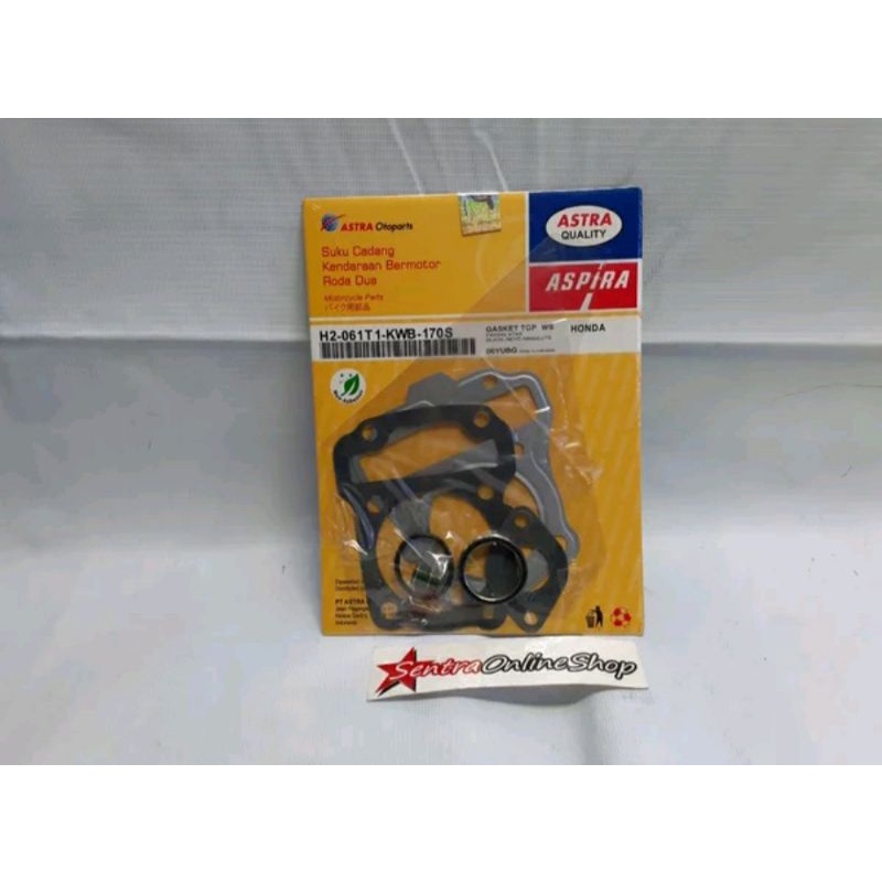 paking packing gasket perpak topset top set balade revo absolute original aspira