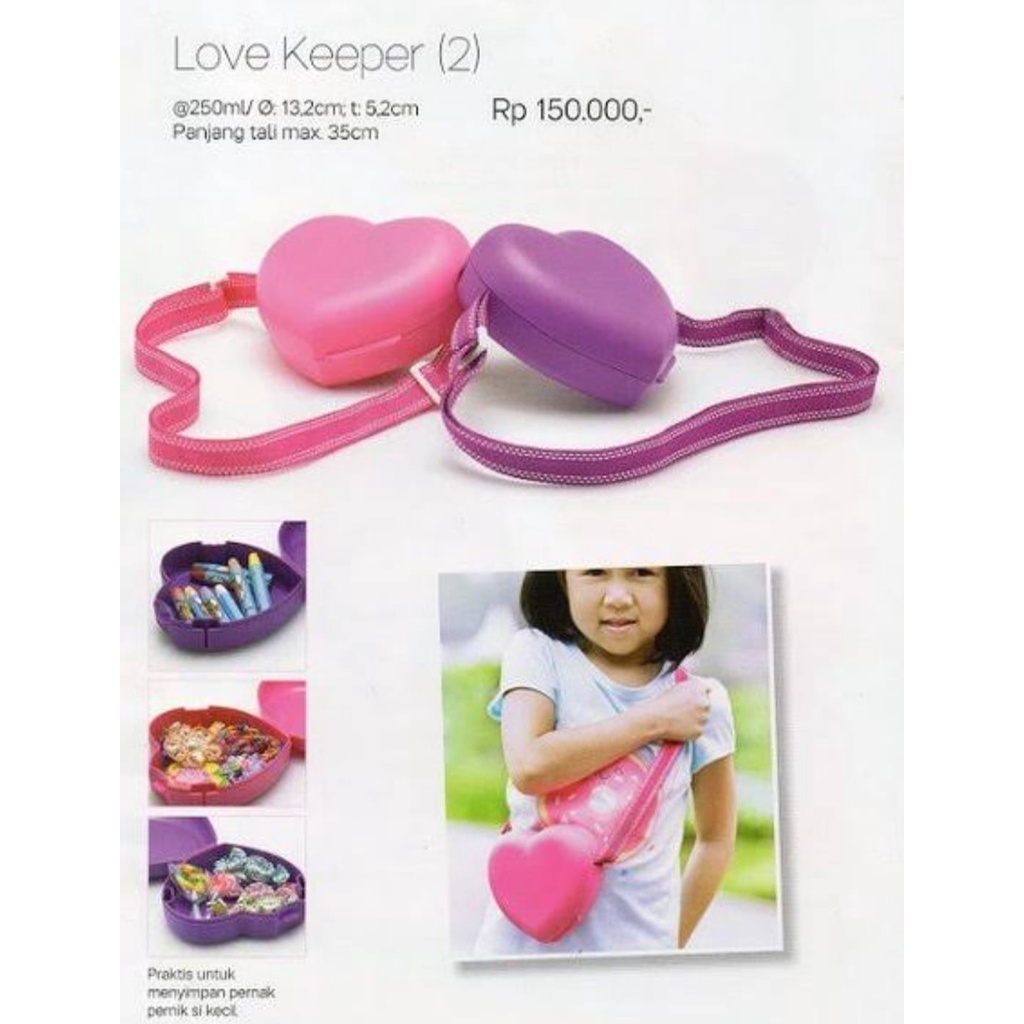 Jual Tupperware Harga Promo Dan Ori Tupperware Love Keeper Tas