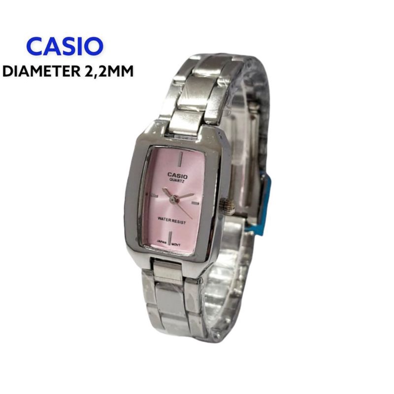 JAM TANGAN WANITA CASIO RANTAI DIAMETER 22mm || JAM TANGAN FASHION WANITA MURAH
