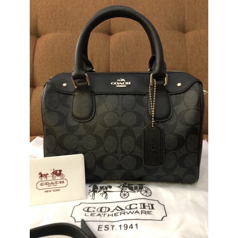 TAS COACH SPEEDY (Second Branded) / Tas Elegan, Handbag Hitam