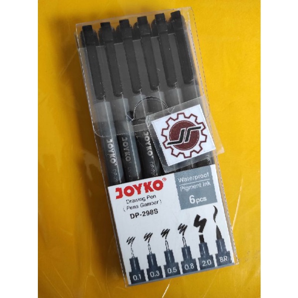 

Drawing Pen Joyko DP-298S (6 mata) per set