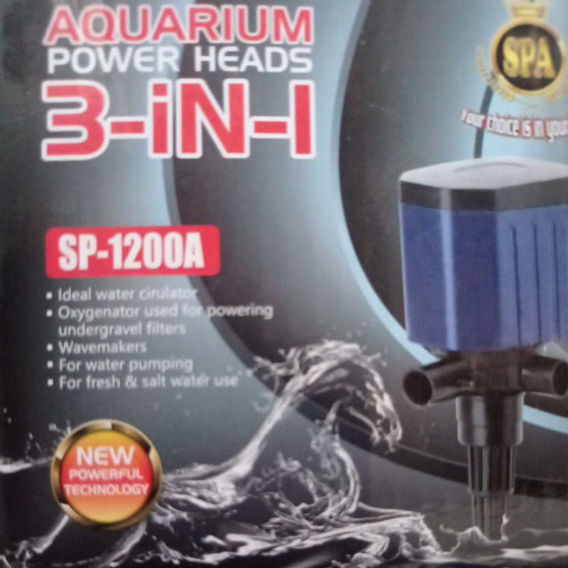 Pompa Aquarium Celup Water Pump Filter SPA SP-1200A