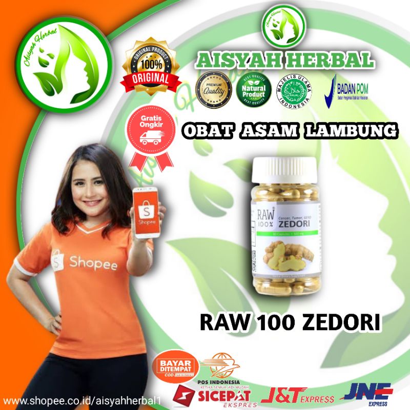 RAW 100 ZEDORI ORIGINAL Obat Asam Lambung