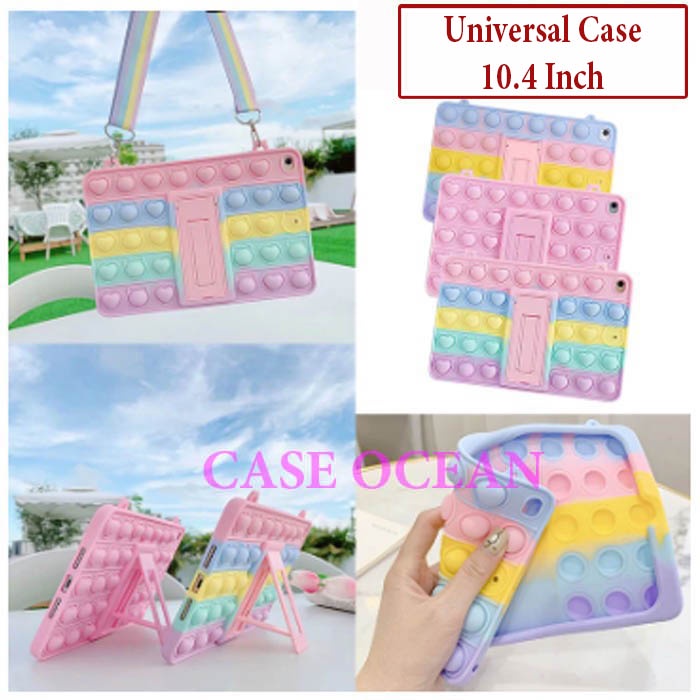 Huawei Matepad 10.4 R 10.4 Softcase Soft Case Children Anak Kids Cover Stand Tali POP IT Casing Lucu