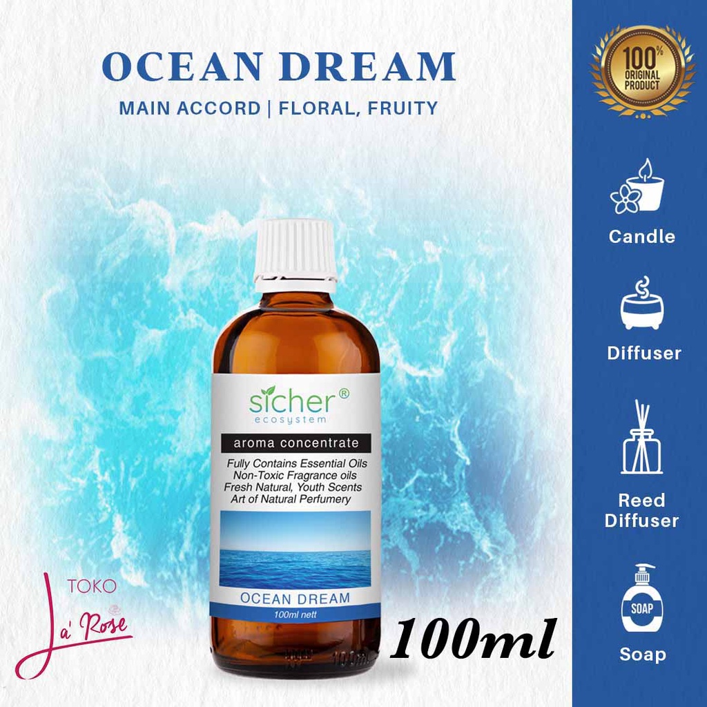 Aromaterapi Diffuser Ocean Dream Essential Oil Sicher Aromatherapy Humidifier Natural 100ml