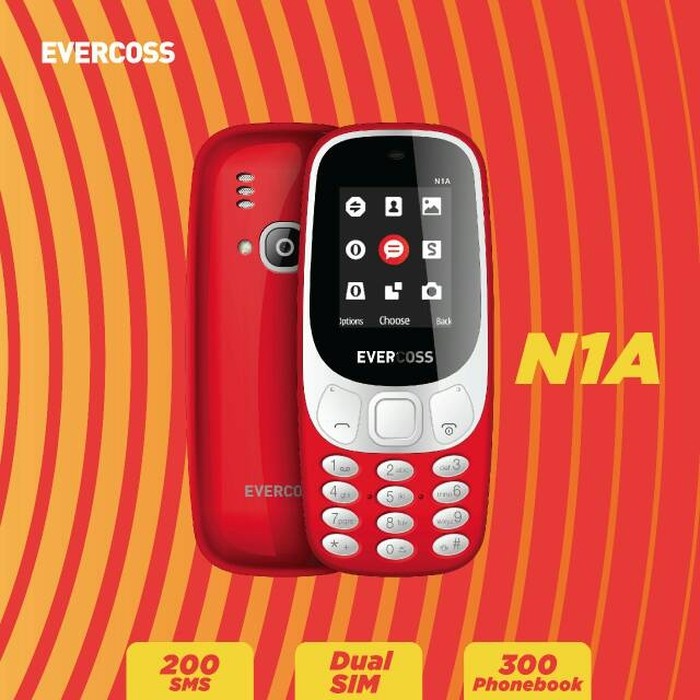 HP murah EVERCOSS N1A Dual SIM - original - garansi