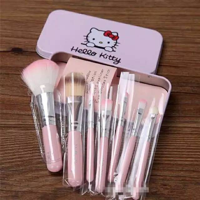 BRUSH HELLO KITTY 7 IN 1 / BRUSH HELLO KITTY BOX KALENG / BRUSH HELLO KITTY ISI 7