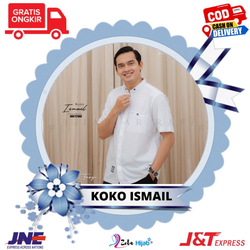 KOKO KEMEJA BAJU COWOK GANTENG KOKO ISMAIL ARRAFI MEN BAJU KANTORAN IKBAL FAUZI PANJI SAPUTRA