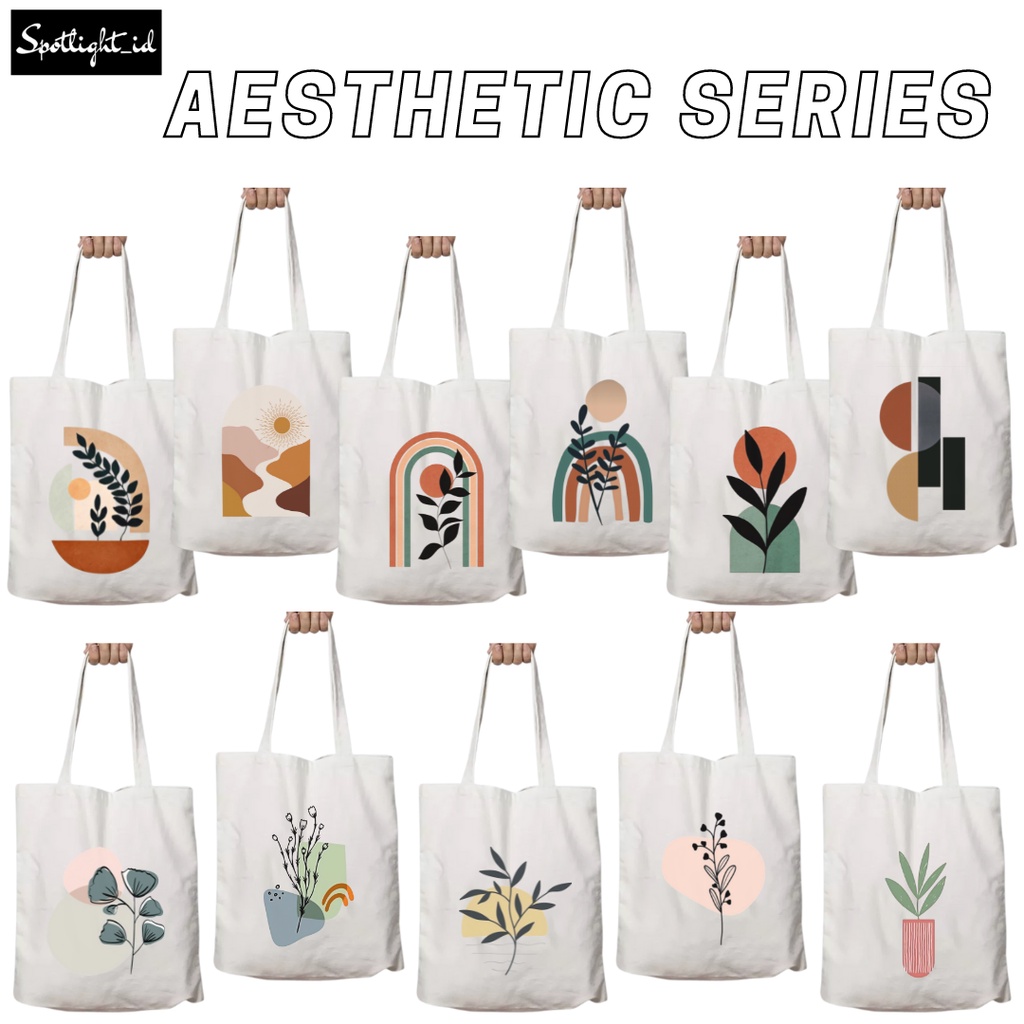 SPOTLIGHT_ID - TOTEBAG KANVAS AESTHETIC PREMIUM , TOTEBAG KANVAS , TOTE BAG KANVAS , GOODIEBAG CUSTO