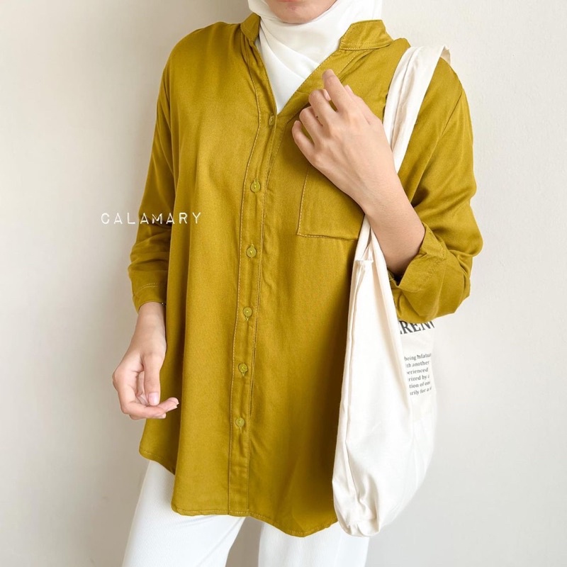 CLARETTA BASIC SHIRT COTTON