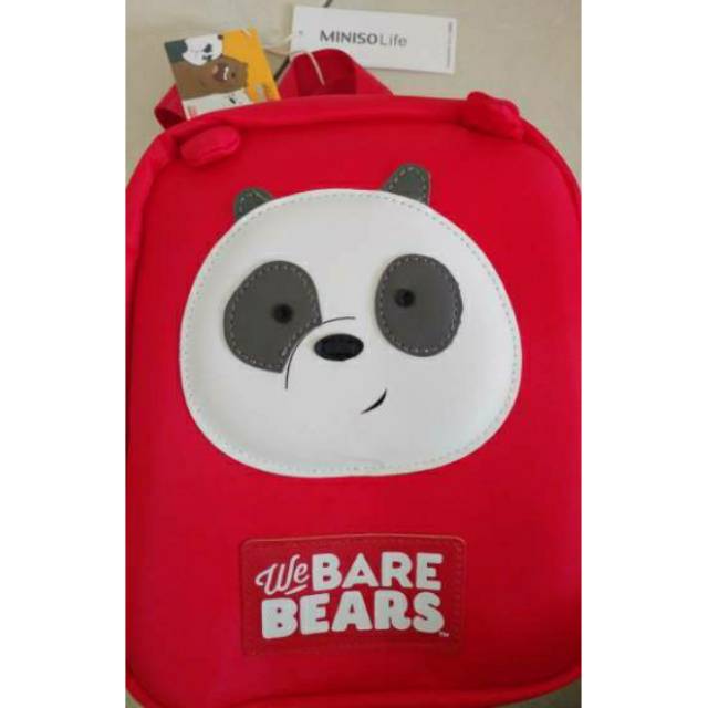 TAS ANAK MINISO WE BARE BEARS