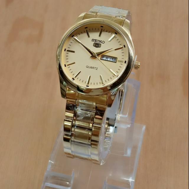 Jam pria, Seiko tgl + hari aktif/on, water resist, Terbaru