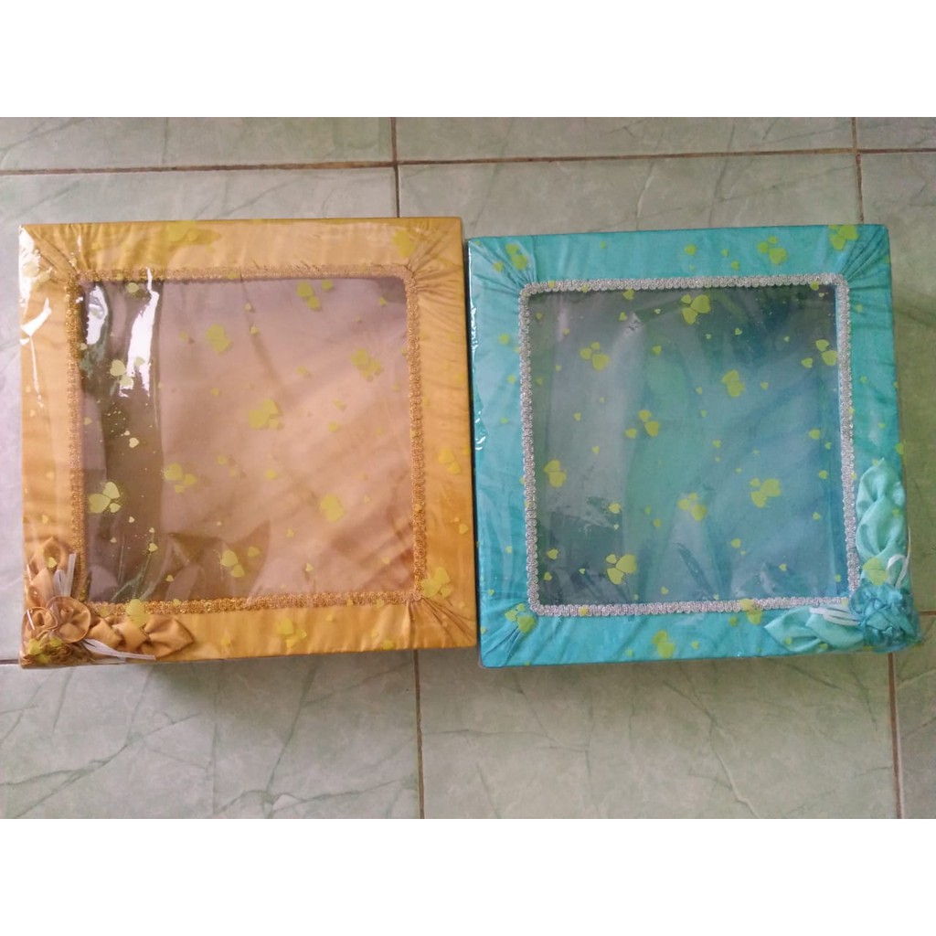Box Kotak Hantaran Kue untuk Lamaran dan Pernikahan / Kotak Kue Seserahan Model Tutup UK 30 CM