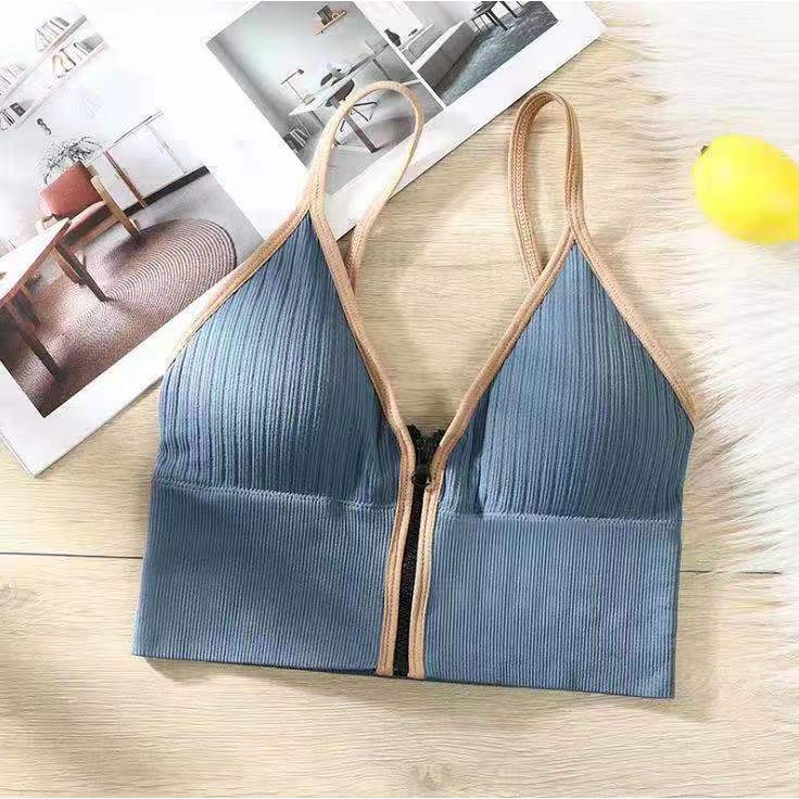 BRA FASHION TR47 OLAHRAGA PUSH UP WANITA TANPA KAWAT ELASTIS SEXY IMPORT-7