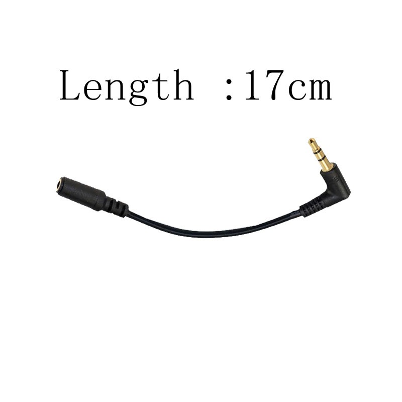 BISA COD OLLIVAN Kabel Audio AUX 3.5mm 4 Pole to 3 Pole Male to Female 17cm - AV119 - Black