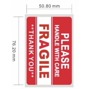

stiker fragile 5x7 cm