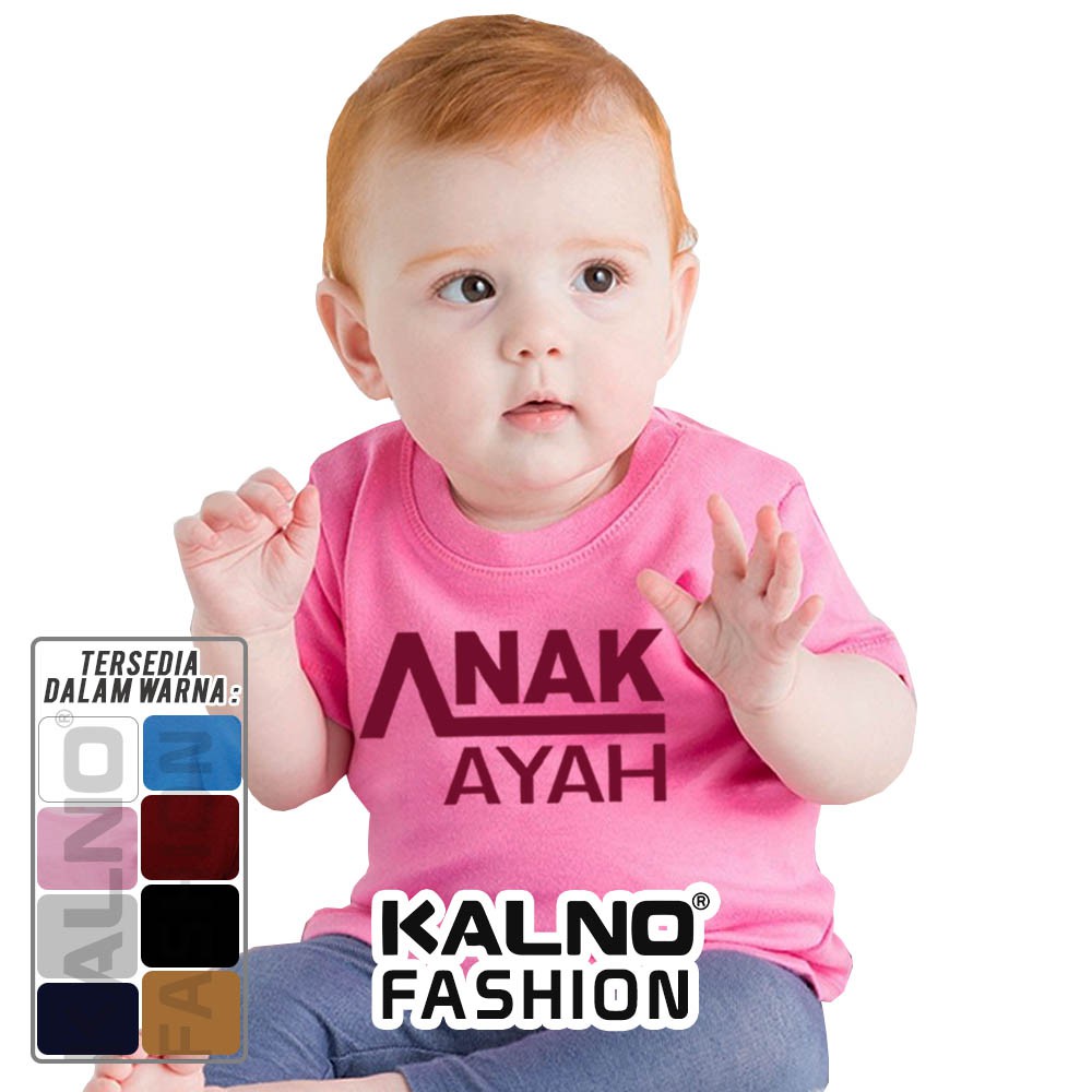 Baju Anak Print anak ayah 701 - Anak Anak Umur 1 -  7 Tahun Ukuran S M L XL Bahan Katun polyester