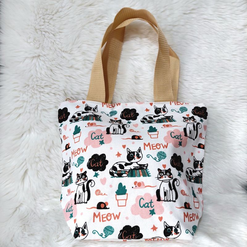 Tas Kanvas Mukena Totebag Dompet Belanja