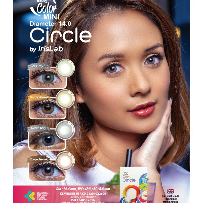 Softlens Living Color MINI CIRCLE DIA 14.00mm NORMAL / Softlen / Softlense/Lensa  Kontak/BS