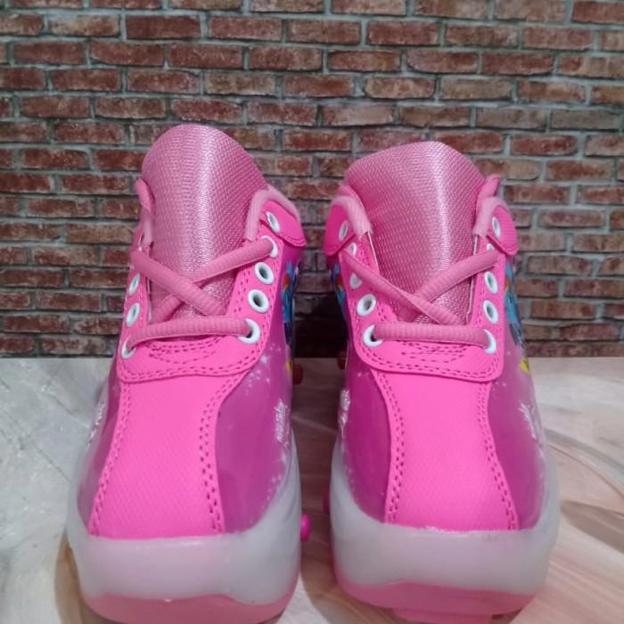 SEPATU RODA ANAK RODA 4 KARAKTER PONY -PINK PROMO