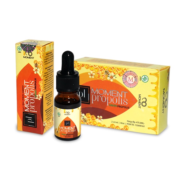 Suplemen Kesehatan Propolis Moment Antibiotik Alami Anti Virus Ampuh Madu Original