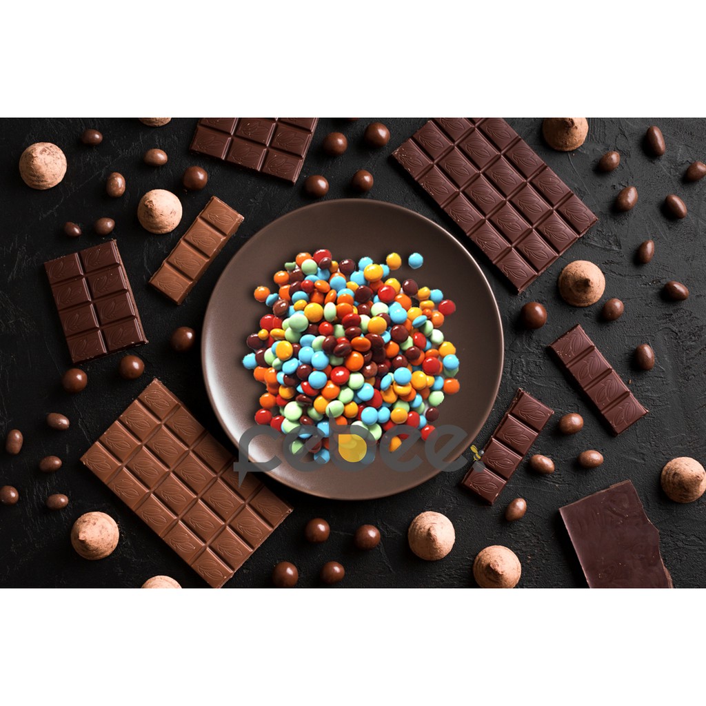 

[100g] Cokelat Choco Chips Rainbow Warna Warni