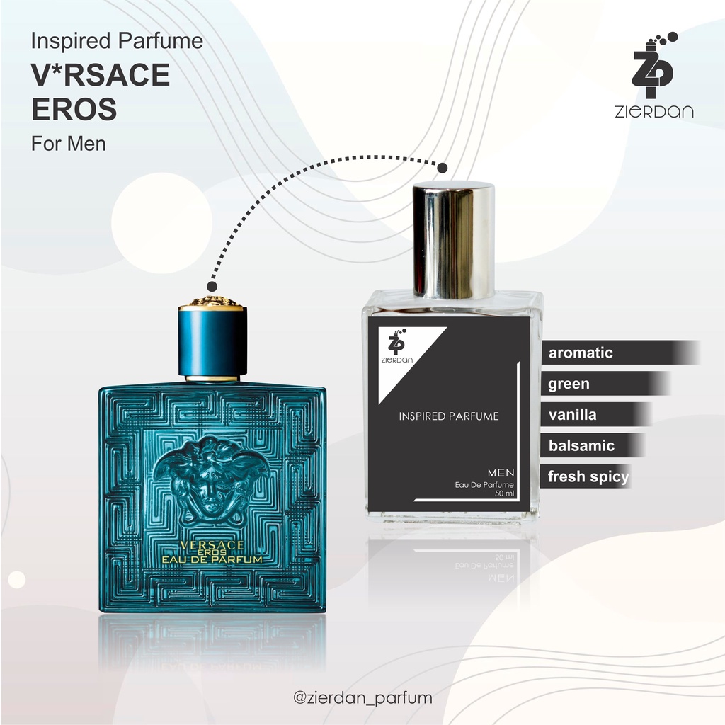 Zierdan Inspired Parfum V*rsace Eros Parfume Farfum Minyak Wangi Tahan Lama Pria Cowok