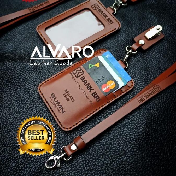 

[[COD]] NAME TAG KULIT CUSTOM, ID CARD HOLDER KULIT TERJAMIN Kode 599