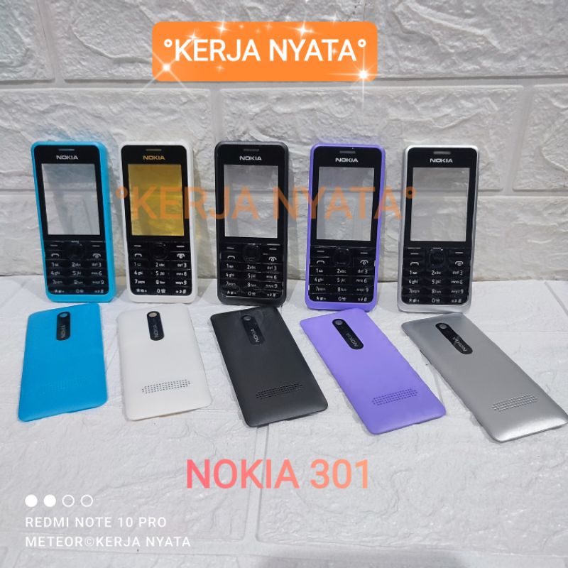 Casing NOKIA 301 2 Kartu | Nokia jadul N301 ORIGINAL FC
