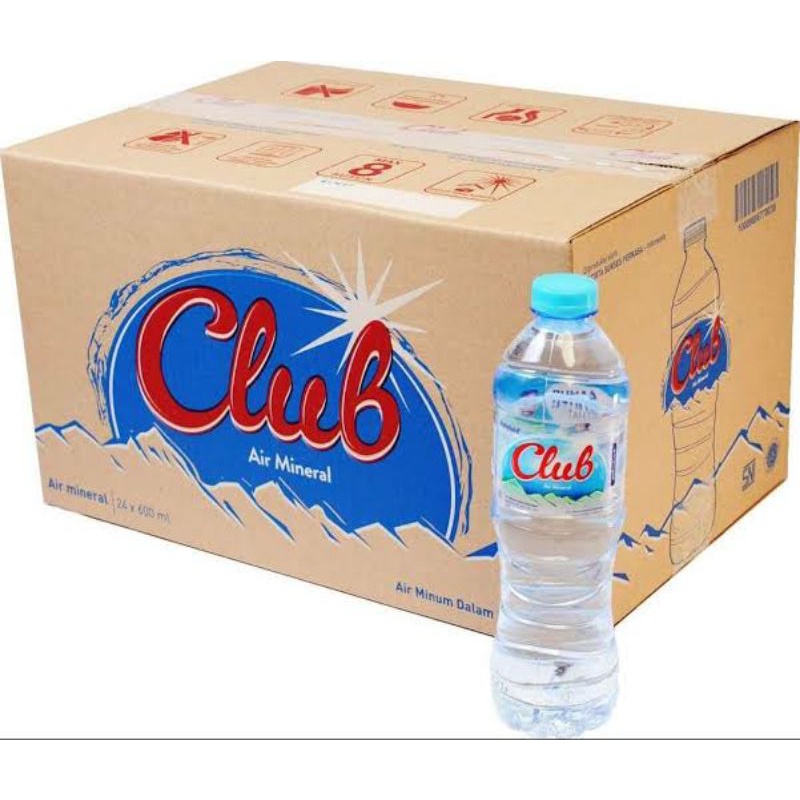 

Air Mineral Club Botol 24 x 600 ml