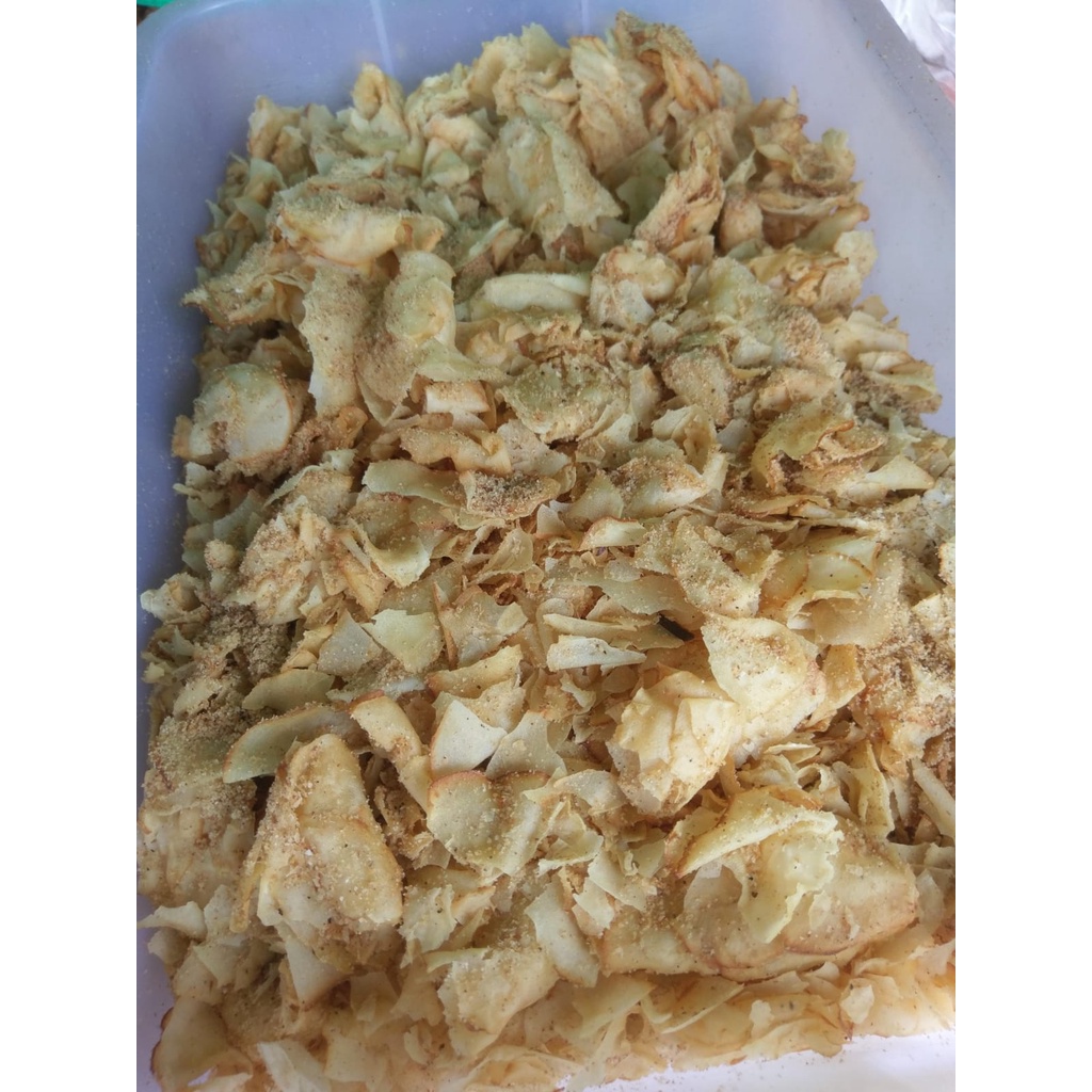 

Promo spesial Keripik Brekele original asin asararamenan/cemilan/oleh oleh bandung